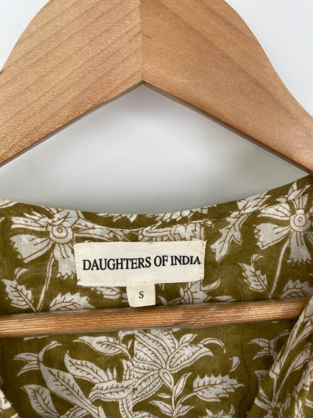 Daughters of india Kyra Mini Dress olive - Picture 5 of 7